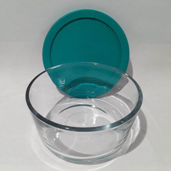 ANCHOR HOCKING 4 CUPS 1 Qt GLASS STORAGE SERVER BOWL - SEE PICTURES - Picture 2 of 6